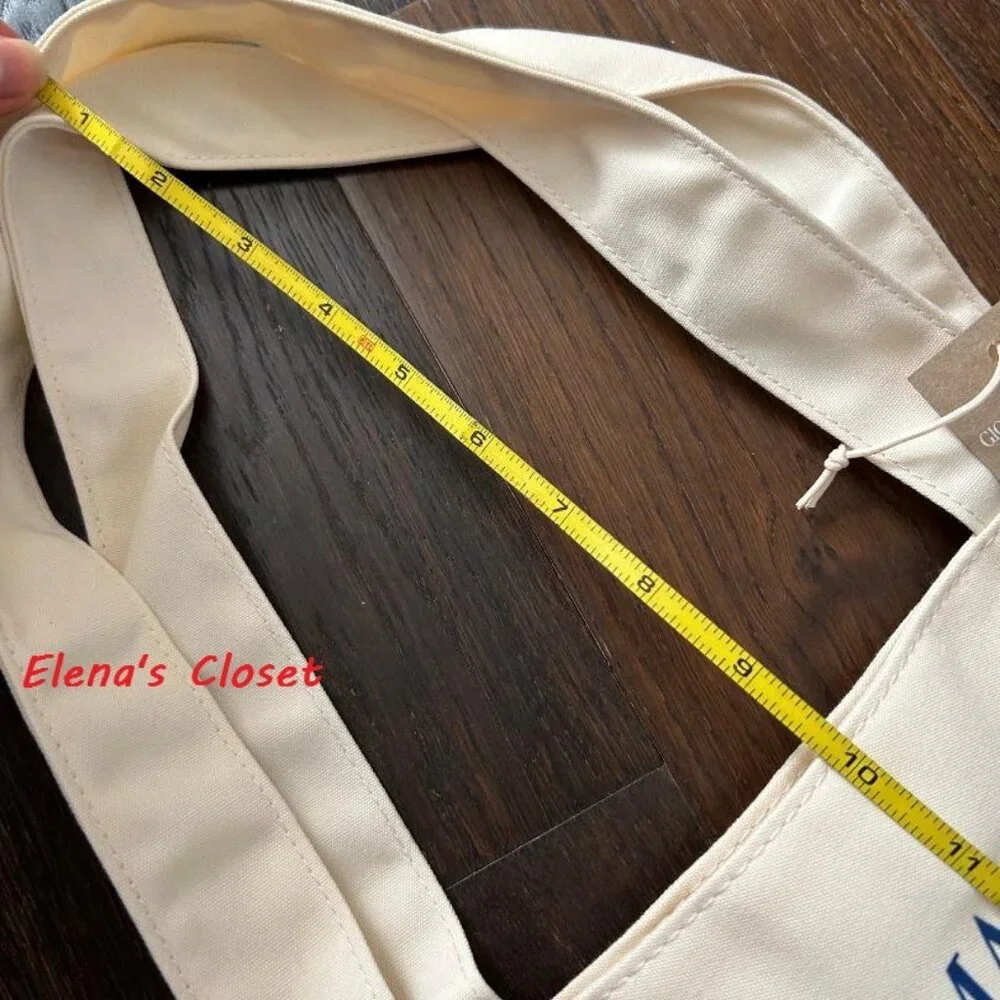 NEW ~ ARMANI ISLAND REUSABLE CANVAS TOTE - Picture 6 of 11